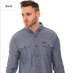 Superdry Men's Fjordmans Shirt - Fjord Herringbone